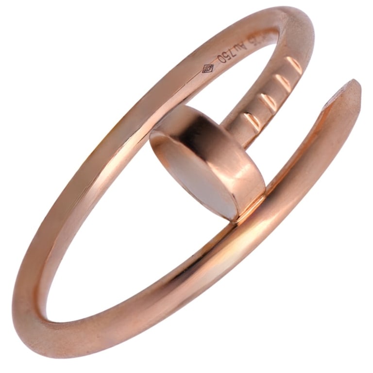 18k Rose Gold Cartier Juste En Clou Wedding Band (1 of 4)