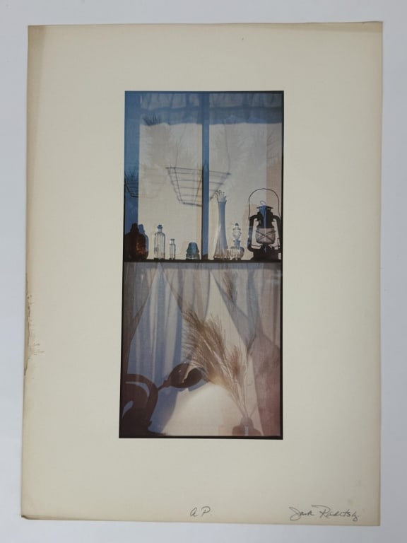 Jack Radetsky (b. 1948) AP Lithograph: Jack Radetsky, American (b. 1948) signed lithograph 'Untitled'. Unnumbered, AP edition. Signed lower right, 'AP' lower center. MInor staining left side and minor wear along the edges of the work, othe