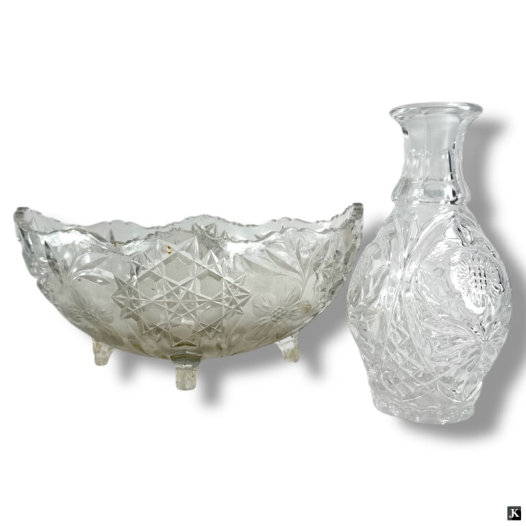 Vintage Cut Glass and Lenox Tableware Lot (1 of 4)