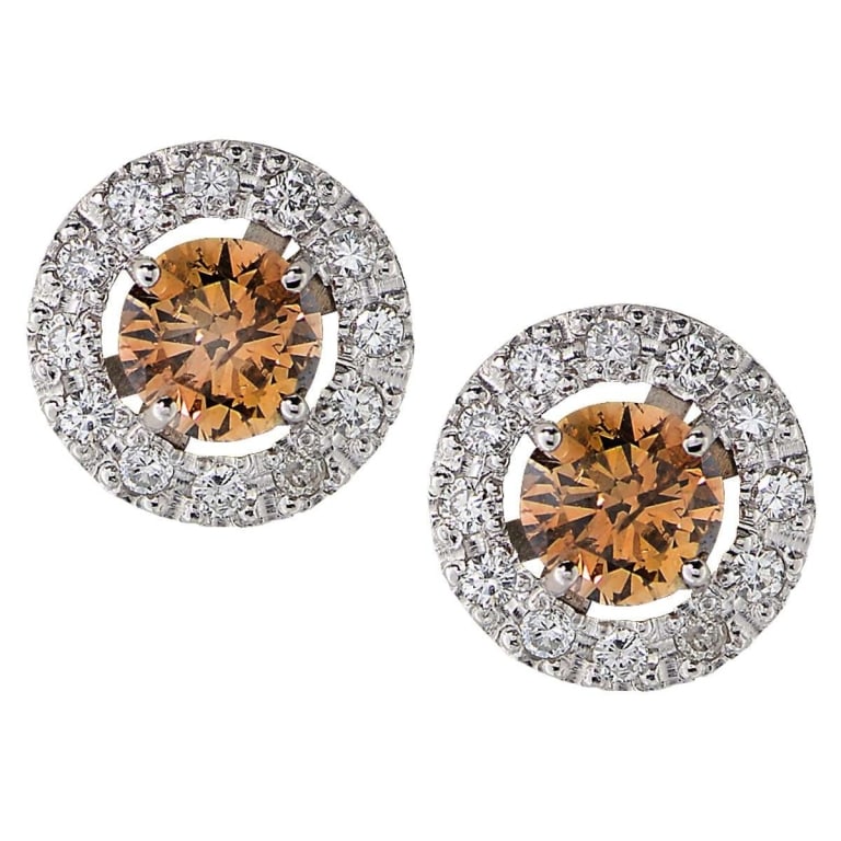 3.12CT DIAMOND EARRINGS (1 of 1)