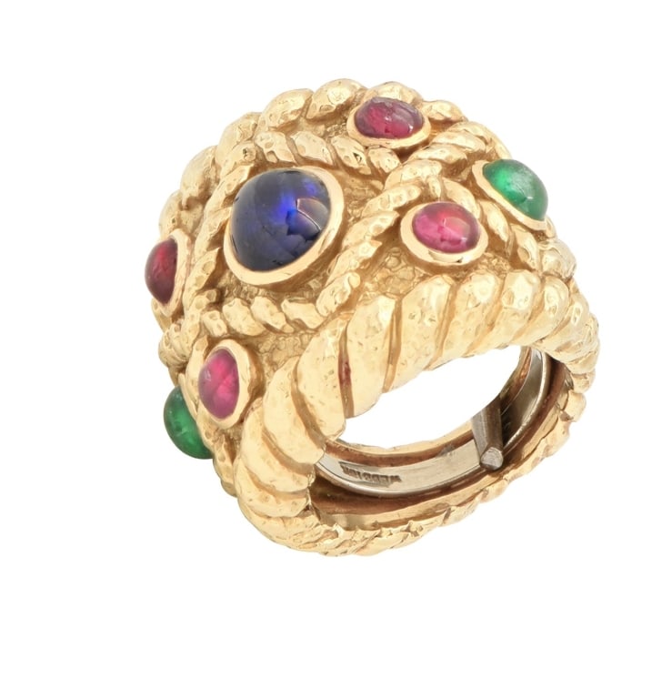 David Webb 18K Yellow Gold Ring (1 of 3)