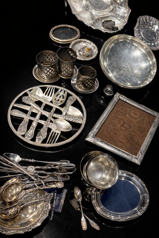 Assorted Sterling & Silverplate. - 3