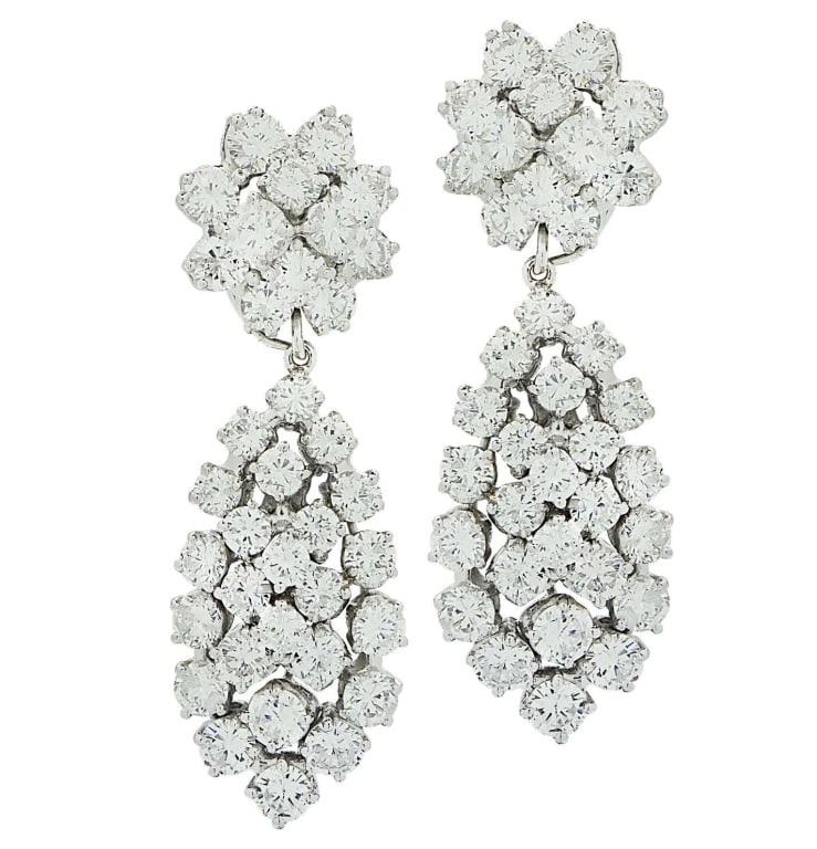 10 Carat Clip-On Dangle Earrings (1 of 3)