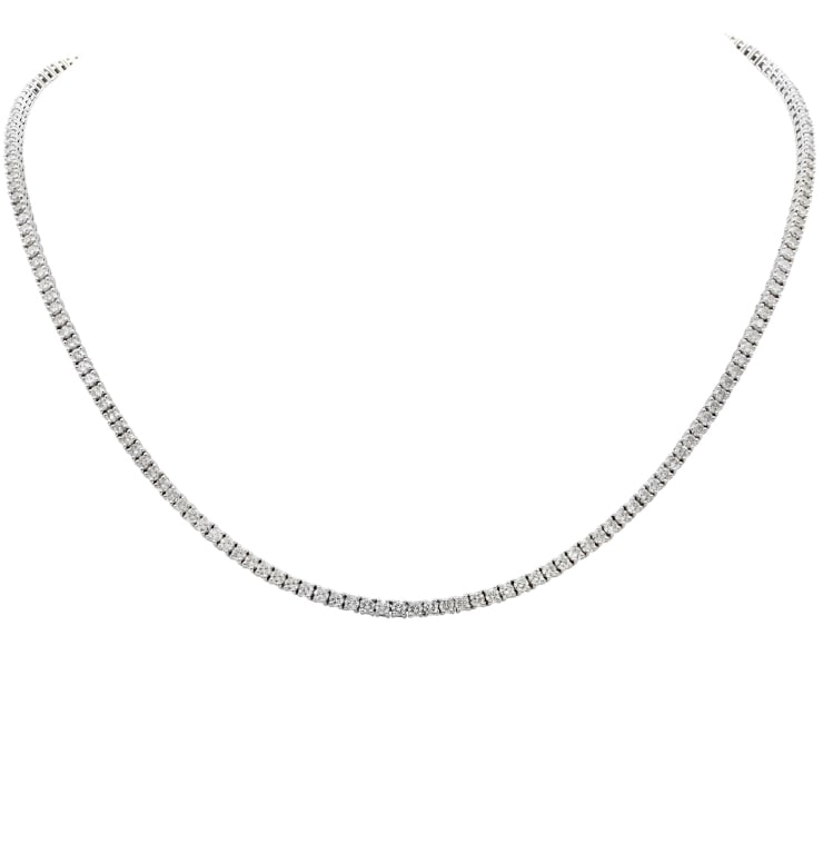 White Gold & Diamond Necklace (1 of 3)