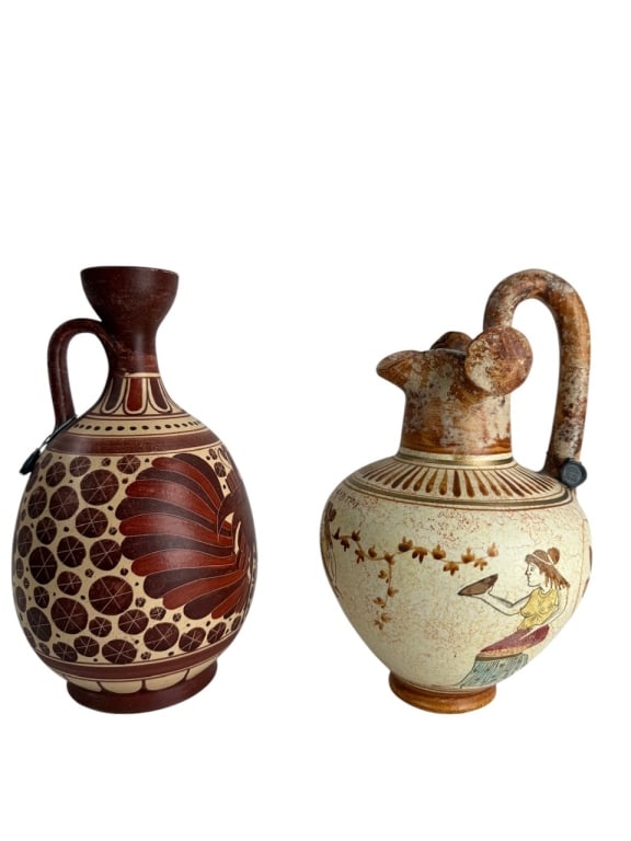3 Pottery Decorative Objects - 6