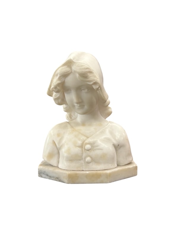 Antique Marble Bust of a Woman (1 of 3)