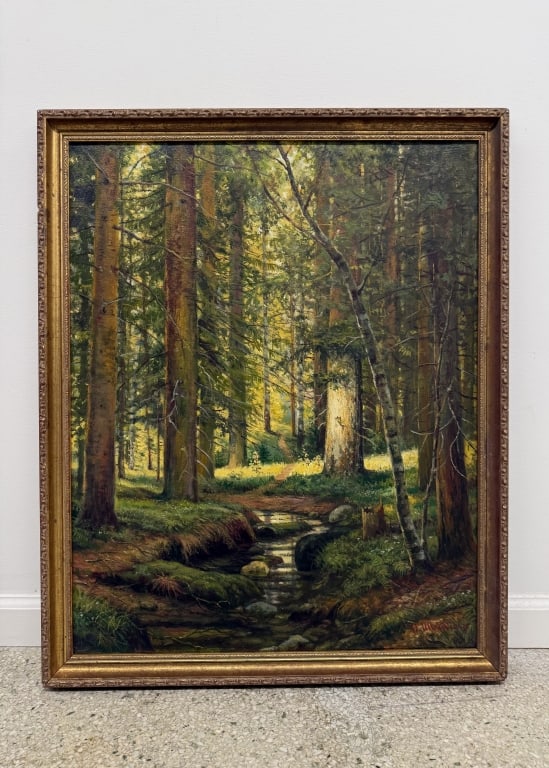 Attributed To: Ivan Shishkin Oil/Canvas (1 of 6)