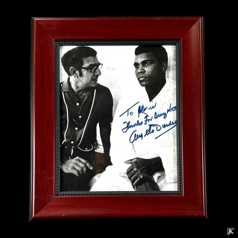 Signed Angelo Dundee Photograph With Muhammed Ali (1 of 3)