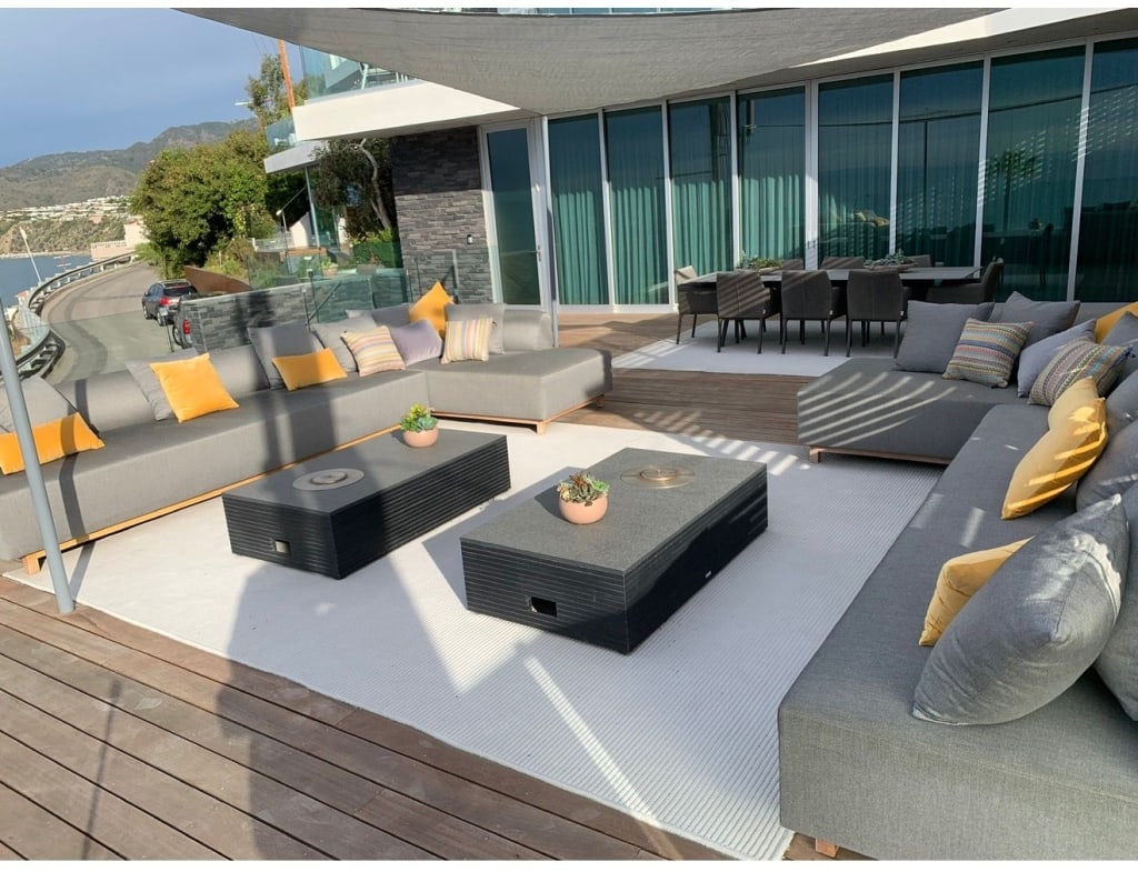 (2) Outdoor sofas with ipi base - 4