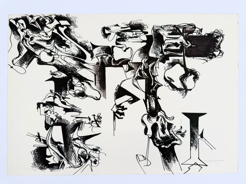 Hans Burkhardt (1904-1994) Signed Lithograph (1 of 4)