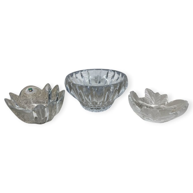 Lot Vintage Crystal/Glass Bowls (1 of 3)