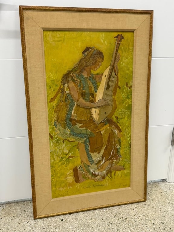 Ruth Petlock (b. 20th c) Mixed Media Collage (1 of 7)