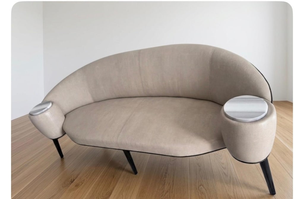 Kelly wearstler “soufflé “ style sofa (1 of 2)