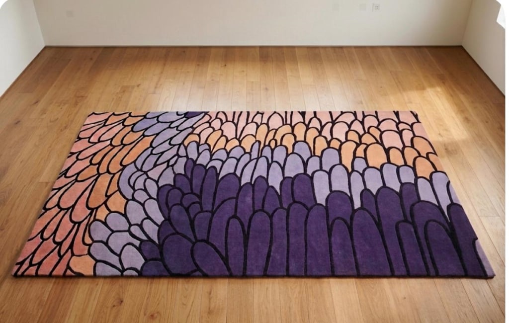 Kelly wearstler style pure New Zealand wool rug: Kelly wearstler style pure New Zealand wool rug Measure: 13 x7 Pick up location: Los Angeles, CA 90064
