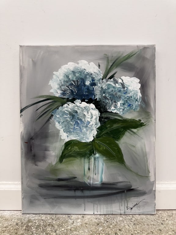 Kate Saville (b.20th c.) Oil/Canvas Still Life (1 of 4)