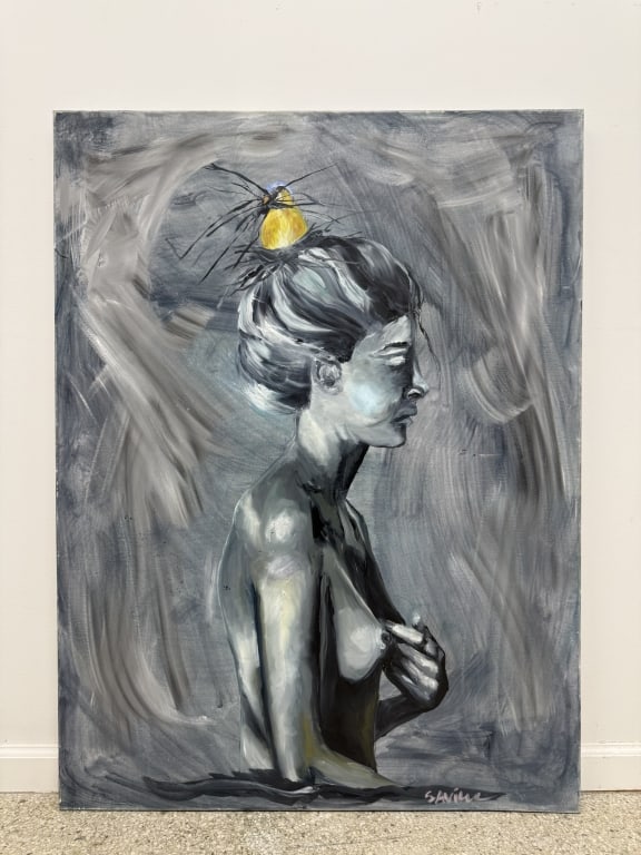 Kate Saville (b.20th c) Oil/Canvas (1 of 4)