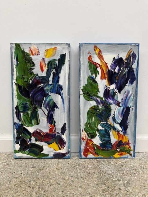 Pair Of Kate Saville (b.20th c) Oil/Canvas (1 of 4)