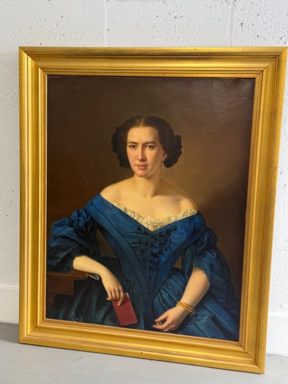 A large European portrait, unsigned. - 4