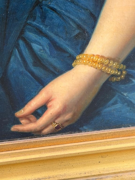 A large European portrait, unsigned. - 8