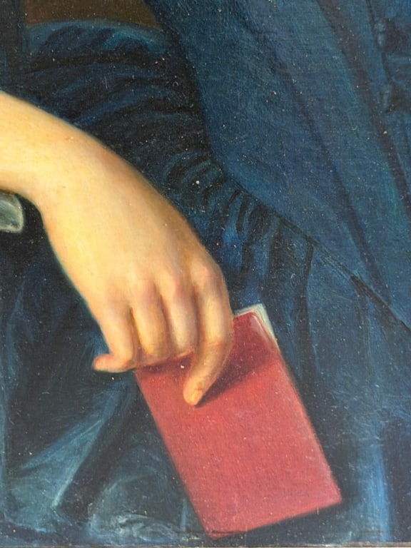 A large European portrait, unsigned. - 9