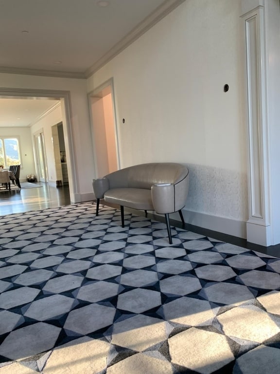 Entry sofa with integrate marble tables - 4