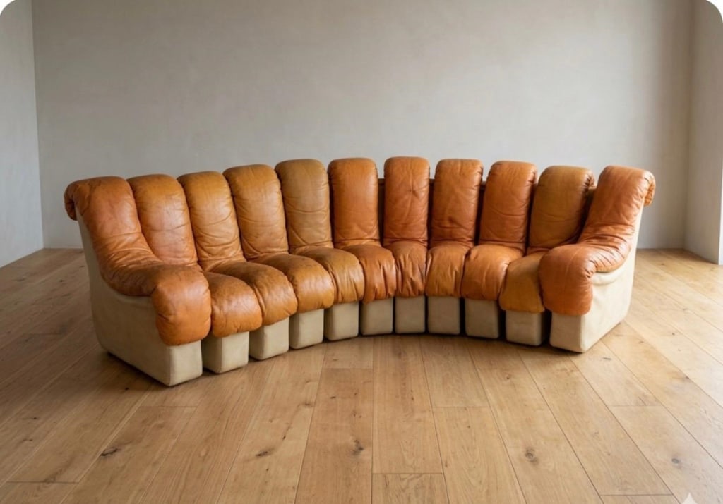 11 piece De Sede DS-600 Sectional Leather Sofa (1 of 1)