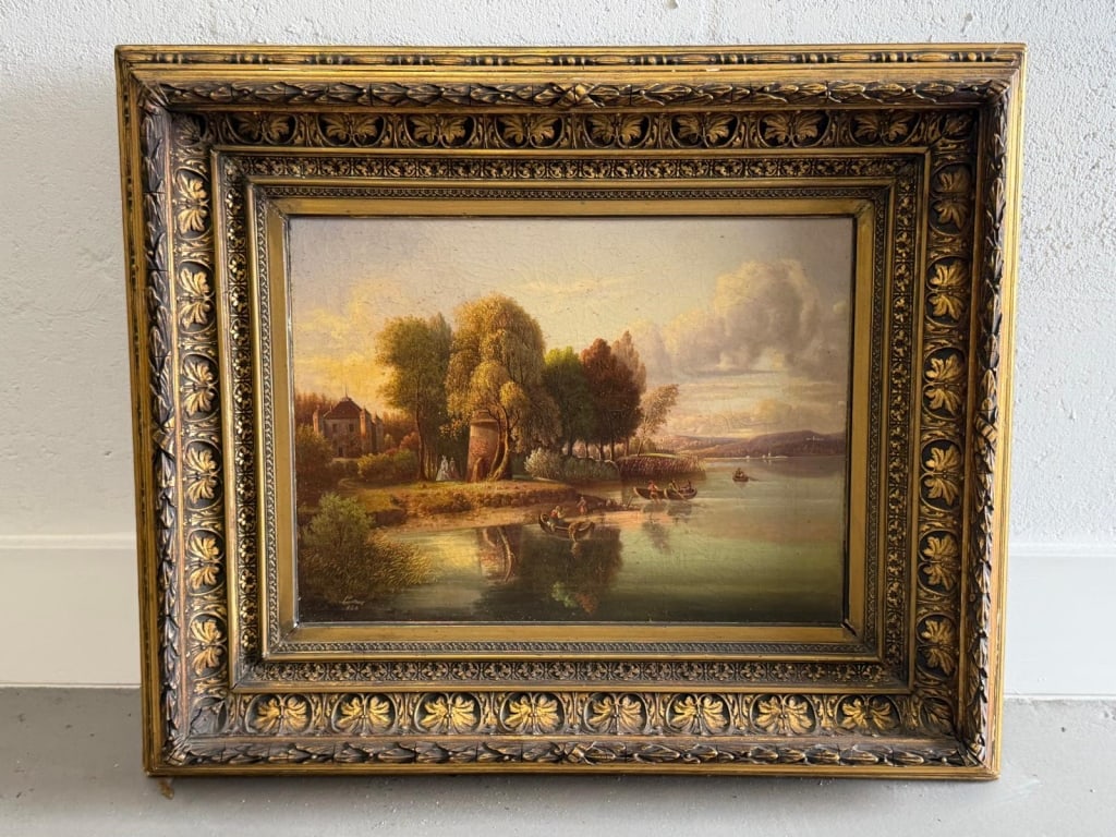 CHARLES LESLIE (1835-1890) oil on canvas. (1 of 7)