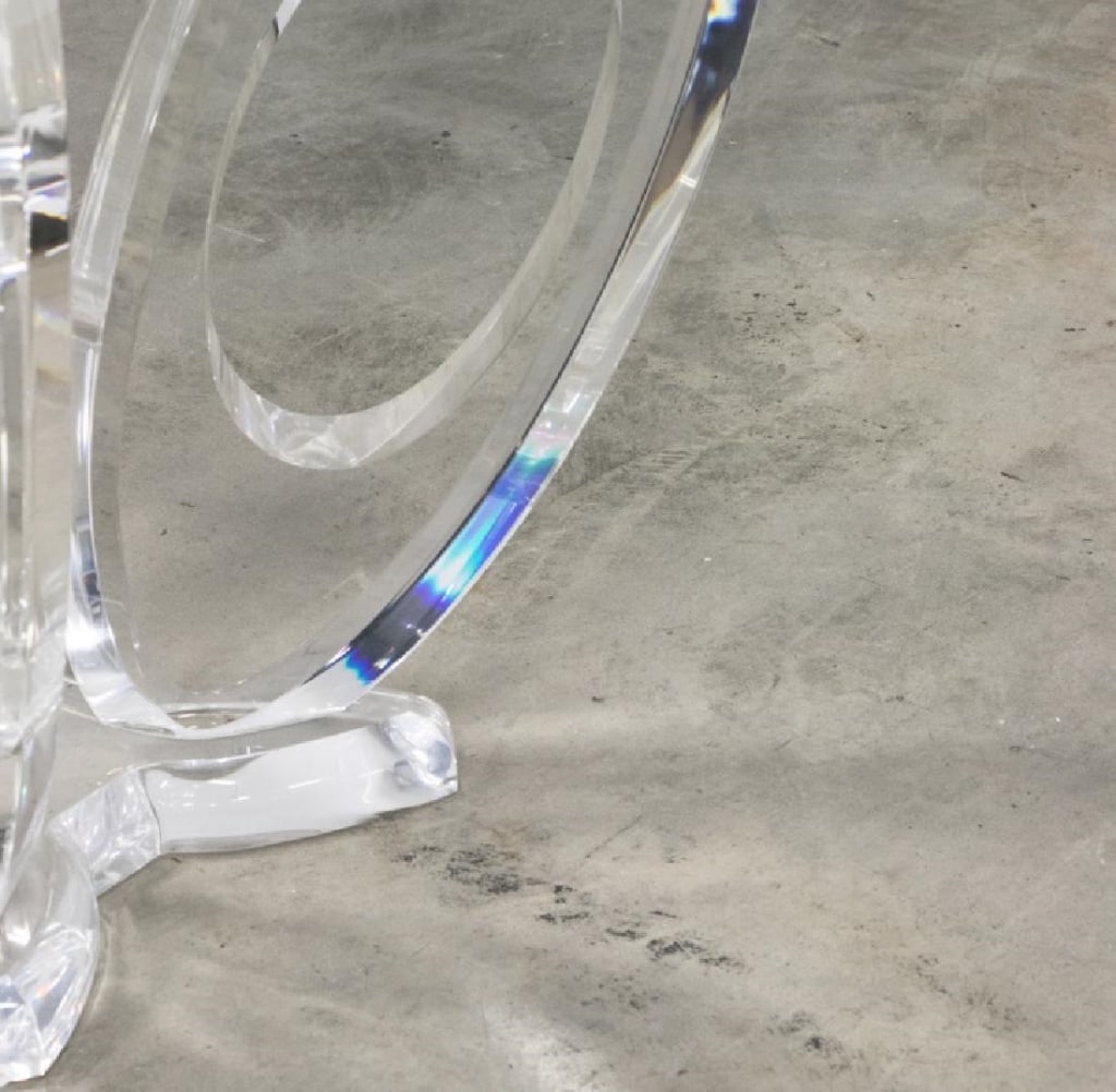 Mikhail Loznikov Signed Lucite Dining Table - 8