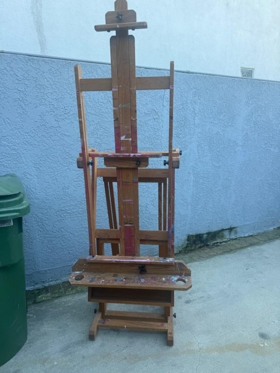 Jack Richeson Santa Fe II Lyptus Easel: Jack Richeson Wood Santa Fe II Lyptus Easel PICK UP LOCATION - WEST LA, LOS ANGELES