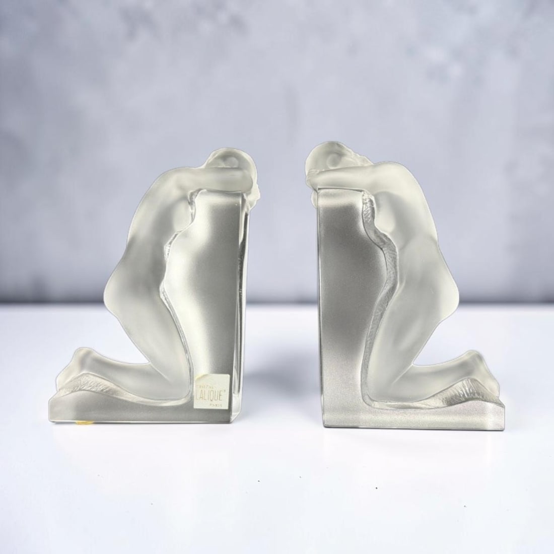 Lalique “Reverie” bookends - 2