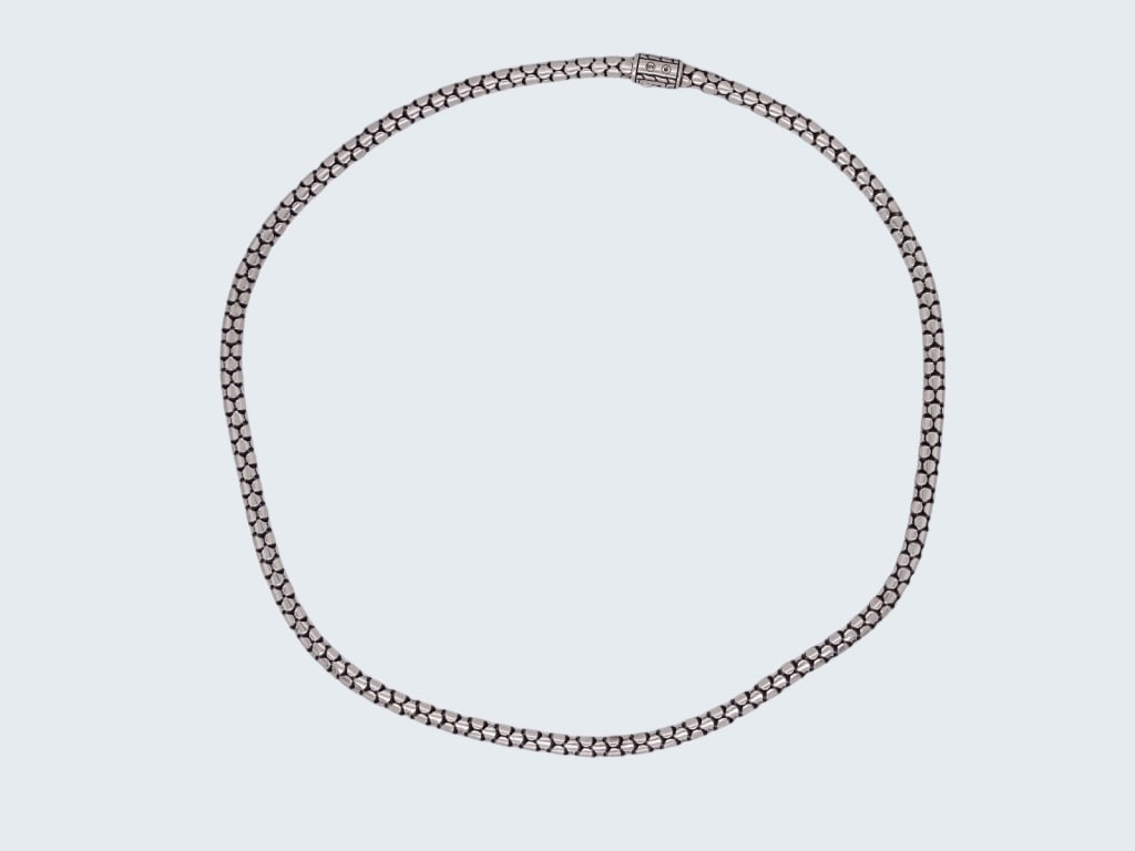 John Hardy Sterling Silver Dot Chain Necklace (1 of 3)