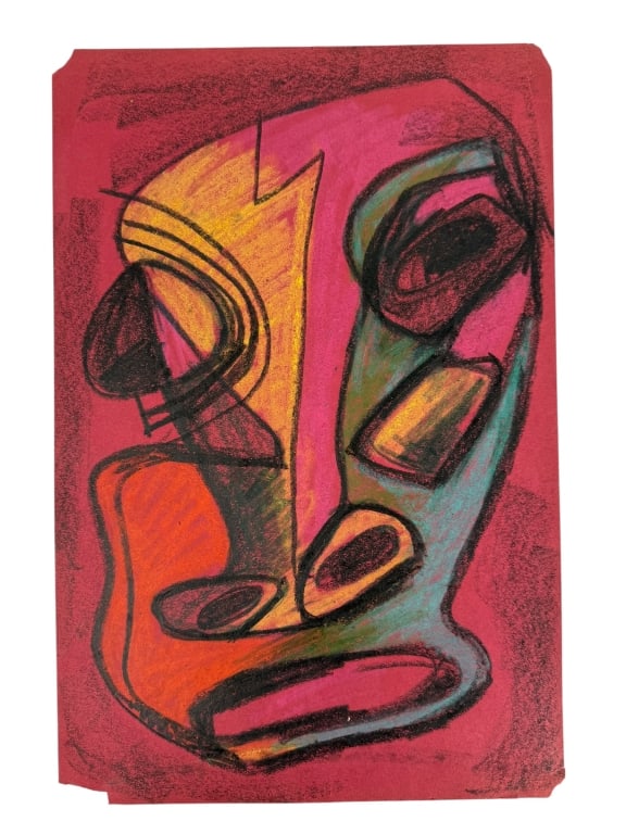 Rolph Scarlett (1889-1984) Pastel/Paper (1 of 2)
