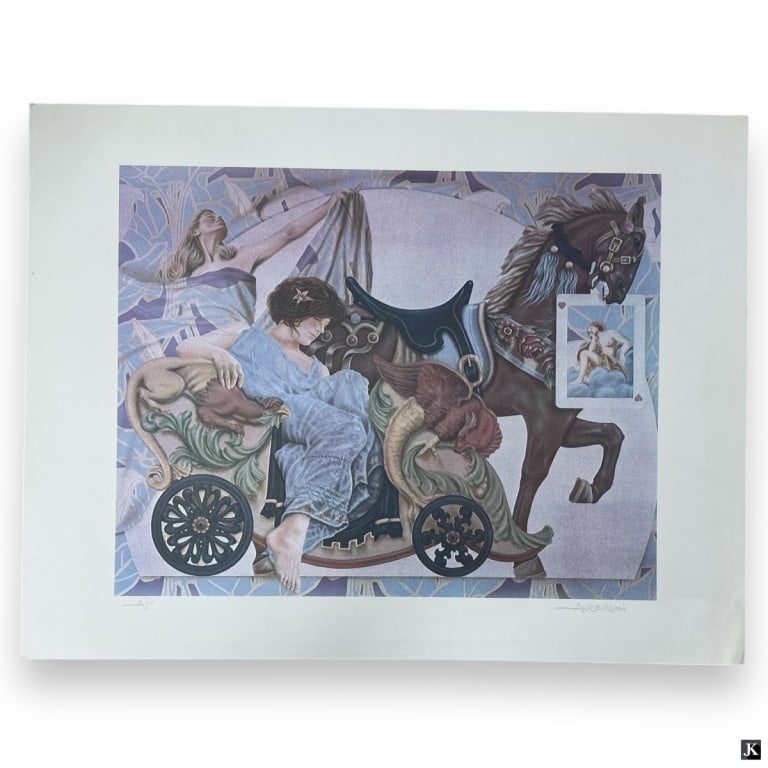 Robert Anderson (1945-2010) AP Signed Lithograph: Robert Anderson, American (1945-2010) AP Signed Lithograph "Heart Dream". Signed lower right, 'AP' written lower left. Unnumbered. Minor wear along the edges of the work, otherwise in good condition. 