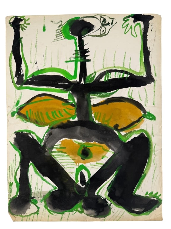 Rolph Scarlett (1889-1984) Gouache/Paper (1 of 2)
