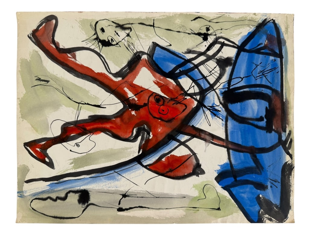 Rolph Scarlett (1889-1984) Mixed Media/Paper (1 of 2)