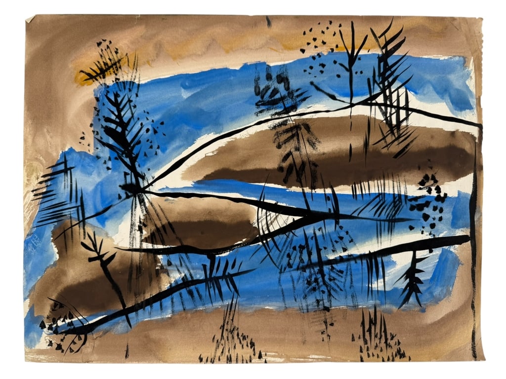 Rolph Scarlett (1889-1984) Gouache/Paper (1 of 2)