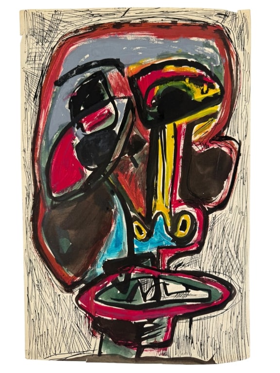 Rolph Scarlett (1889-1984) Mixed Media/Paper (1 of 2)