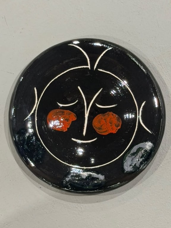 Pablo Picasso Madoura Painted Ceramic Plate (1 of 2)