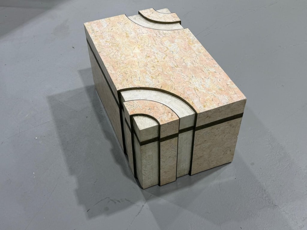 Travertine Stone Trunk - 2