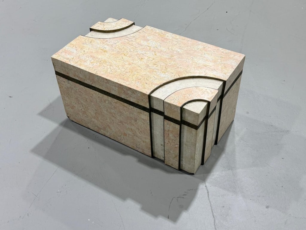 Travertine Stone Trunk - 3