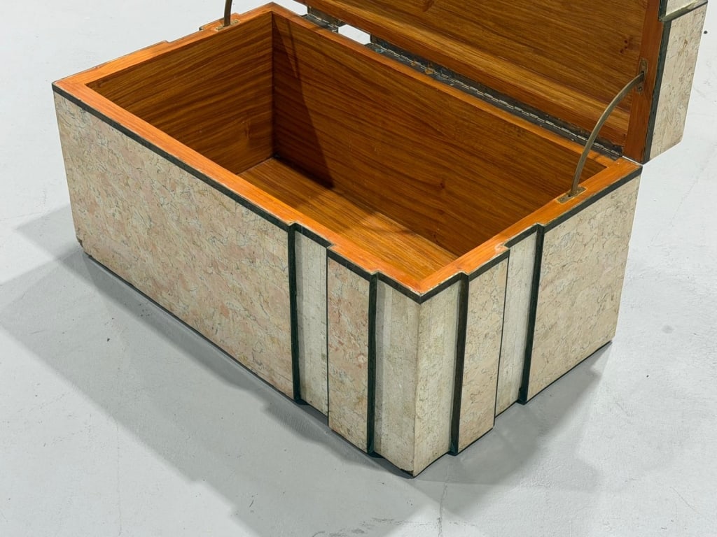 Travertine Stone Trunk - 6