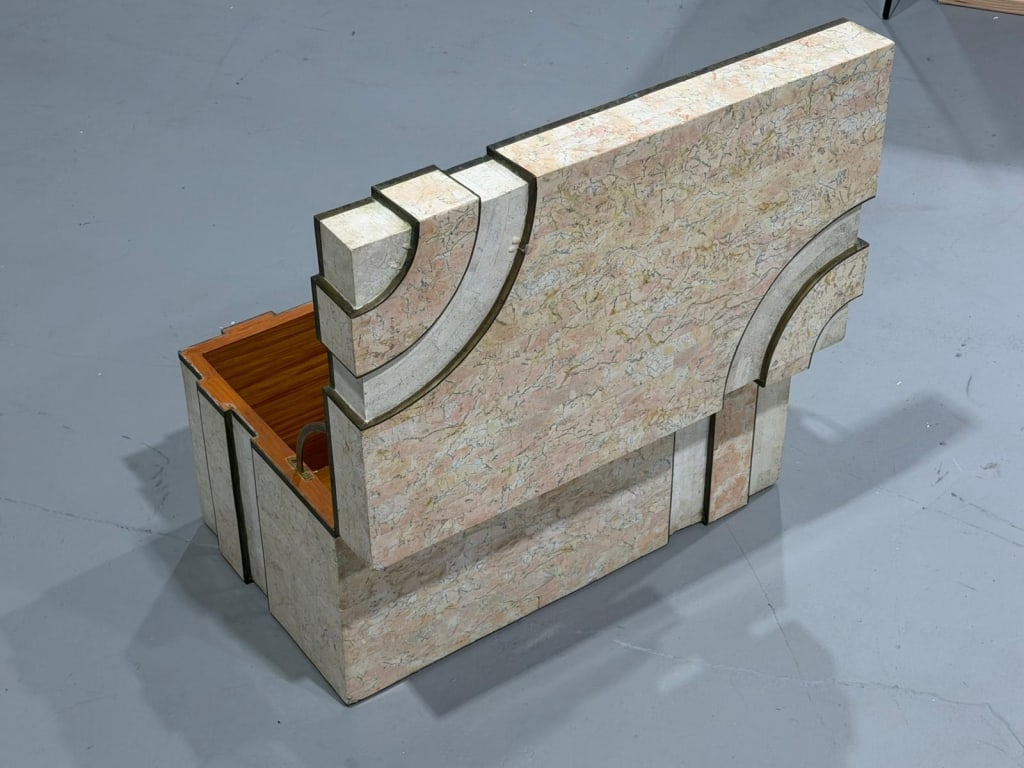 Travertine Stone Trunk - 7
