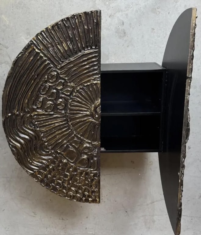 Adrian Pearsall Brutalist Hanging Disc Bar (1 of 1)