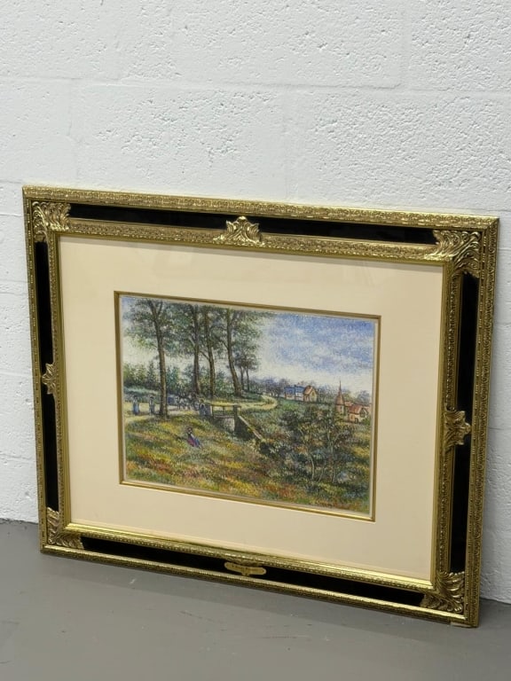 H. Claude Pissarro (FRANCE B1935) Pastel On Paper (1 of 11)