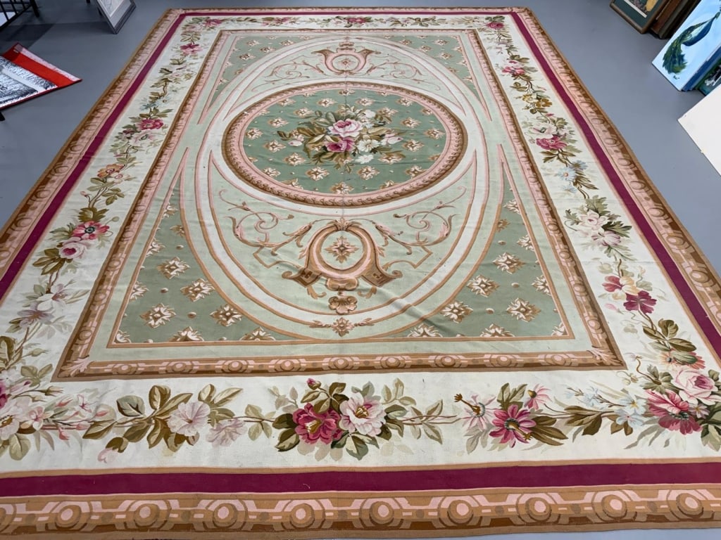 Huge Vintage Victorian Style Floor Rug (1 of 7)