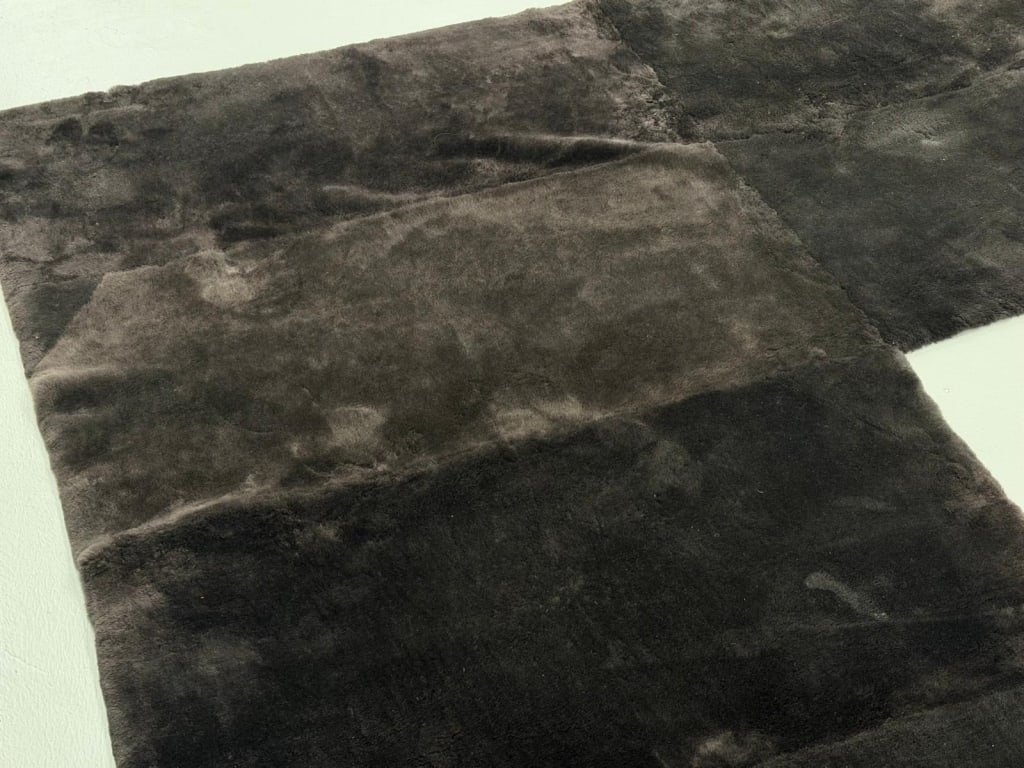 Sectioned U Shape Plush Area Rug - 2