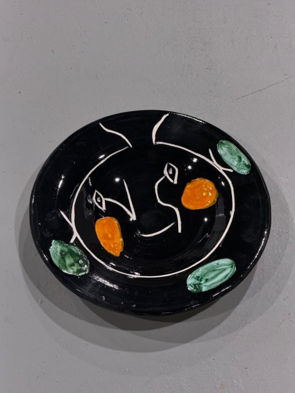 Pablo Picasso Madoura Painted Ceramic Plate (1 of 2)
