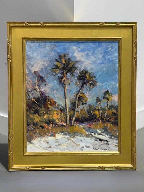 Robert Charles Gruppe "Private Beach, Palm Beach" (1 of 9)