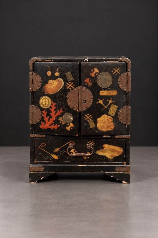 Japanese Lacquered Jewelry Box (1 of 6)
