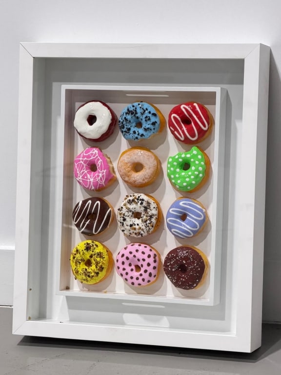 Nelson de la Nuez "Pop Donuts" Mixed Media on Wood (1 of 8)